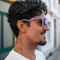 Окуляри сонцезахисні Oakley Frogskins Hybrid matte trans lilac/clear prizm violet 8