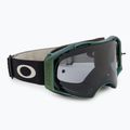 Окуляри велосипедні Oakley Airbrake MTB black green colorshift/light grey