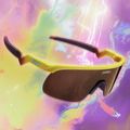Дитячі сонцезахисні окуляри Oakley Resistor жовтий/призмовий вольфрам 8
