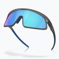 Сонцезахисні окуляри Oakley RSLV матово-сірі димчасті/призмові сапфірові 10