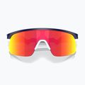 Дитячі сонцезахисні окуляри Oakley Resistor матовий темно-синій/призмовий рубін 4