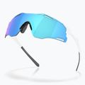 Окуляри сонцезахисні Oakley Cybr Zero polished white/prizm sapphire 3