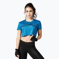 Футболка для тренувань жіноча STRONG ID Crop Knit Tee блакитна Z1T02350