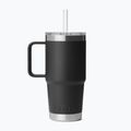 Термокружка YETI Rambler Straw 739 ml black 2