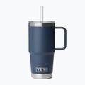 Термокружка YETI Rambler Straw 739 ml navy