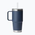 Термокружка YETI Rambler Straw 739 ml navy 2