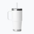 Термокружка YETI Rambler Straw 739 ml white 2