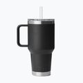Термокружка YETI Rambler Straw 1000 ml black 2