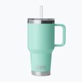 Термокружка YETI Rambler Straw 1000 ml seafoam