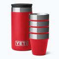 Чарки туристичні YETI Shot 48 ml 4 pcs. rescue red