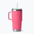 Термокружка YETI Rambler Straw 739 ml tropical pink 2