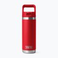 Пляшка термічна YETI Rambler C Straw 532 ml rescue red