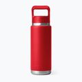 Пляшка термічна YETI Rambler Straw 769 ml rescue red 2