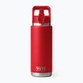 Пляшка термічна YETI Rambler Straw 769 ml rescue red 3