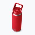 Пляшка термічна YETI Rambler Straw 769 ml rescue red 4