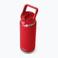 Пляшка термічна YETI Rambler Straw 769 ml rescue red 5