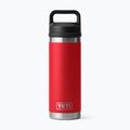 Термос YETI Rambler Chug 532 ml rescue red