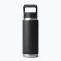 Пляшка термічна YETI Rambler Straw 769 ml black 2
