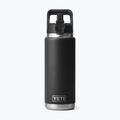 Пляшка термічна YETI Rambler Straw 769 ml black 3