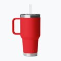 Термокружка YETI Rambler Straw 1000 ml rescue red 2