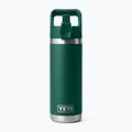 Пляшка термічна YETI Rambler C Straw 532 ml black forest green 3