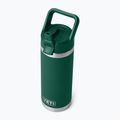 Пляшка термічна YETI Rambler C Straw 532 ml black forest green 5