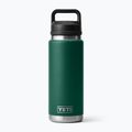 Термос YETI Rambler Chug 760 ml black forest green