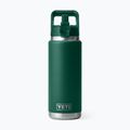 Пляшка термічна YETI Rambler Straw 769 ml black forest green 3
