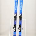 Дитячі гірські лижі Salomon S/Race MT Jr + L6 race сині/білі 13