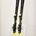Гірські лижі Salomon S/Max 8 XT + M11 GW чорні/дерево/безпечно-жовті 12
