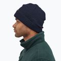 Зимова шапка Patagonia Fishermans Rolled Beanie темно-синя 4