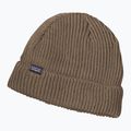 Зимова шапка Patagonia Fishermans Rolled Beanie попелястий загар