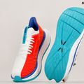 Кросівки для бігу чоловічі HOKA Carbon X 3 white/flame 16