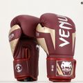 Рукавиці боксерські Venum Elite burgundy/gold 6