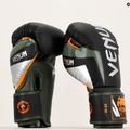 Рукавиці боксерські Venum Elite black/silver/kaki 6