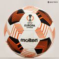М'яч для футболу Molten F5U5000-34 Fifa UEFA Europa League 23/24 white/orange розмір 5 5