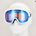 Маска лижна POC Fovea Mid Photochromic uranium white/light pink/sky blue 6