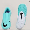 Футбольні бутси кросівки дитячі Nike JR Mercurial Vapor 15 Club MG hyper turquoise/black/ white/fuchsia dream 8