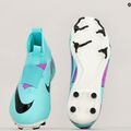 Футбольні бутси кросівки дитячі Nike Jr Zoom Mercurial Superfly 9 Academy FG/MG hyper turquoise/black/ white/fuchsia dream 8