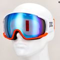 Маска лижна POC Zonula Race hydrogen white/zink orange/partly blue 6