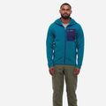 Чоловіча софтшелл-куртка Patagonia R2 TechFace Hoody з капюшоном синього кольору 12