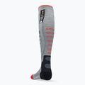 Шкарпетки гірськолижні з підігрівом Lenz Heat Sock 5.1 Toe Cap Slim Fit grey/red 2