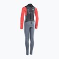 Гідрокостюм для серфінгу дитячий ION Capture 4/3 Back Zip Jr steel blue/red 2