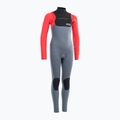 Гідрокостюм дитячий ION Capture 5/4 Front Zip steel blue/red