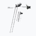 Палиці для бігу Komperdell FXP Carbon The Erlkönig black/white 2