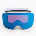 Маска лижна Red Bull SPECT Magnetron Slick shiny silver/white/red blue mirror/dusk blue snow 004 2