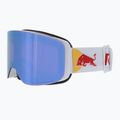 Маска лижна Red Bull SPECT Magnetron Slick shiny silver/white/red blue mirror/dusk blue snow 004 8