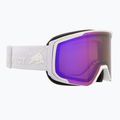 Гірськолижна маска Red Bull SPECT Jibb matt white/orange with purple mirror