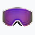 Гірськолижна маска Red Bull SPECT Jibb matt white/orange with purple mirror 5