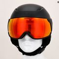 Шолом гірськолижний Giro Orbit Spherical matte black/vivid ember 9